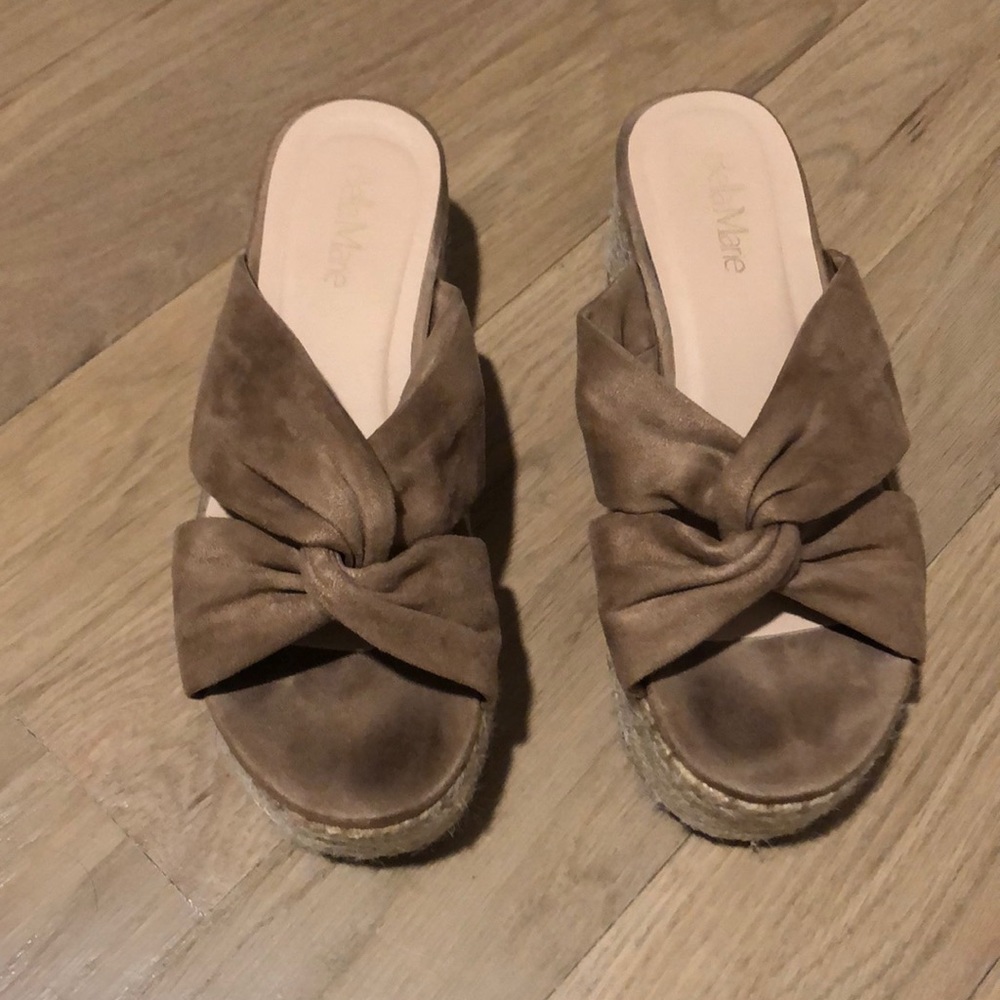 Slip on platform espedrill